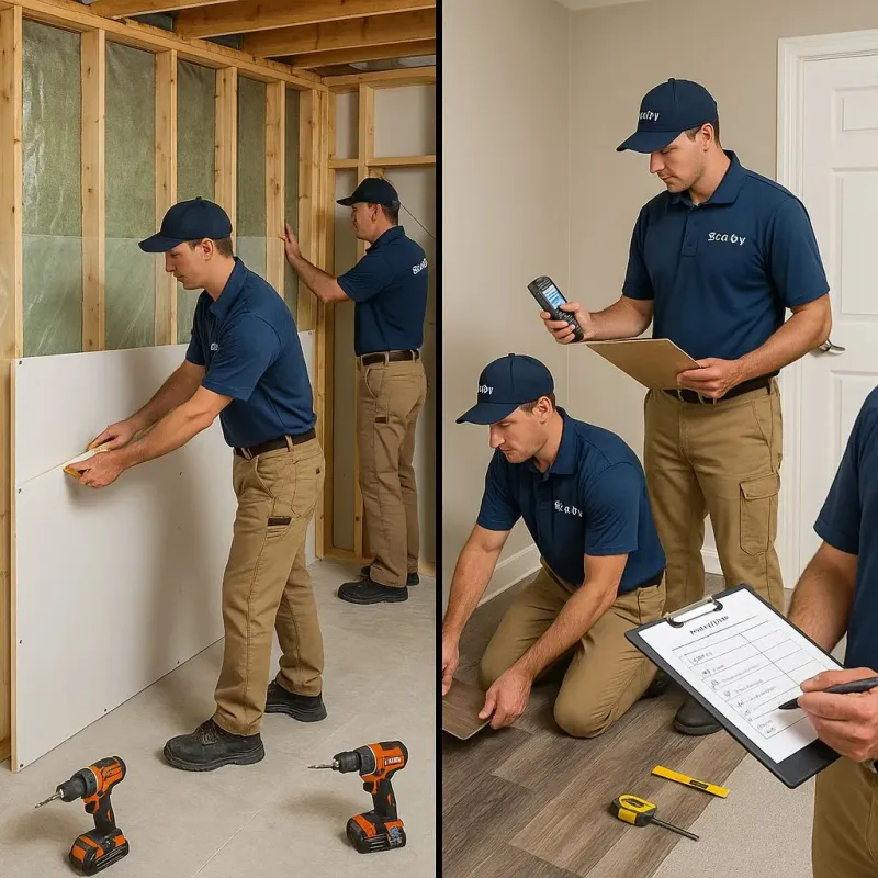 Repairs and Reconstruction process in Maroa, IL